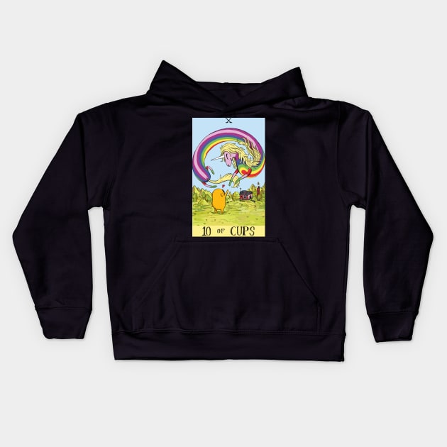 Lady Rainicorn as 10 of Cups Kids Hoodie by sadnettles